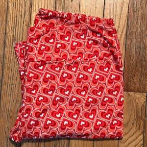 Lularoe Valentine’s heart leggings